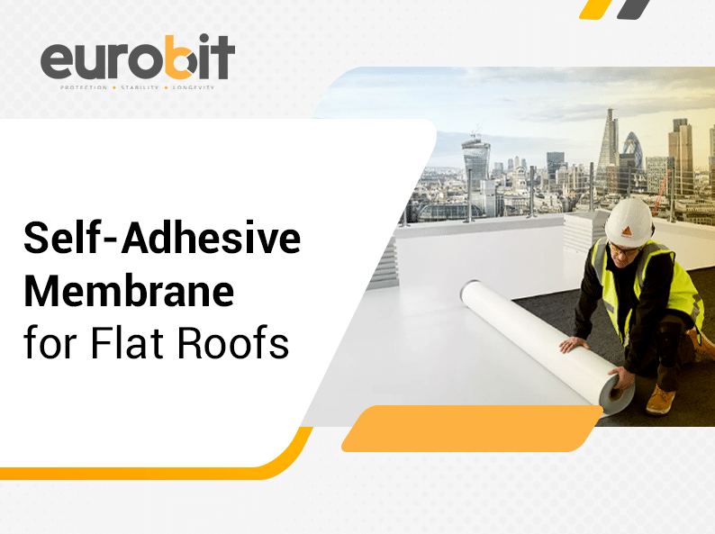 self adhesive membrane in flat roofs