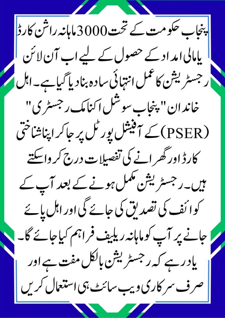 Punjab Ration Card