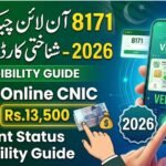 8171 Check Online CNIC